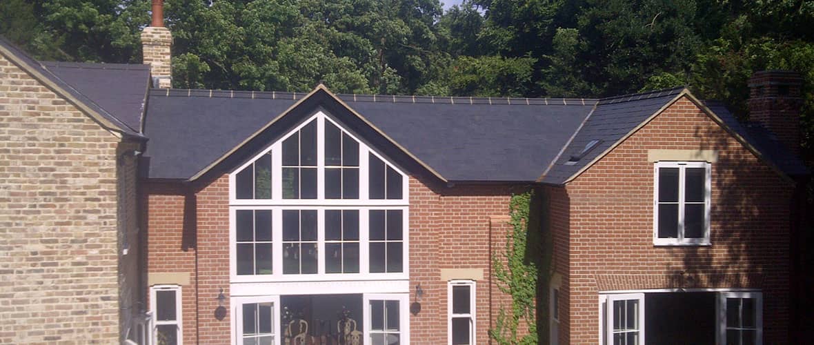 New roofing large detached house
